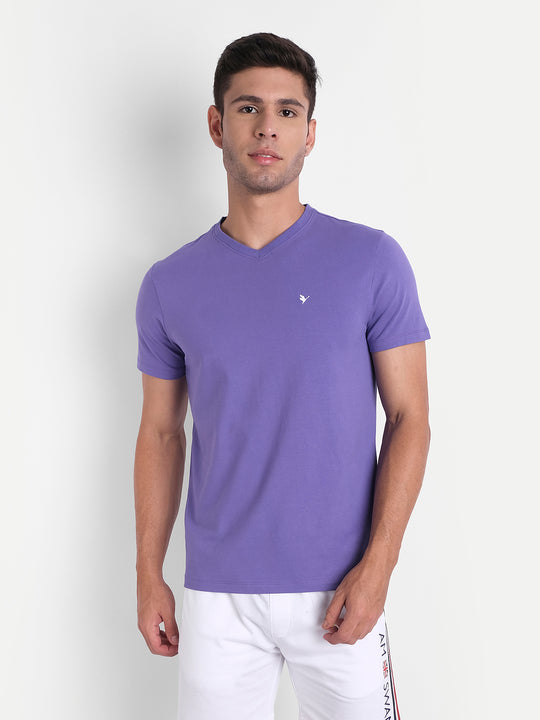 MENS PREMIUM COTTON HALF SLEEVE V NECK T-SHIRTS
