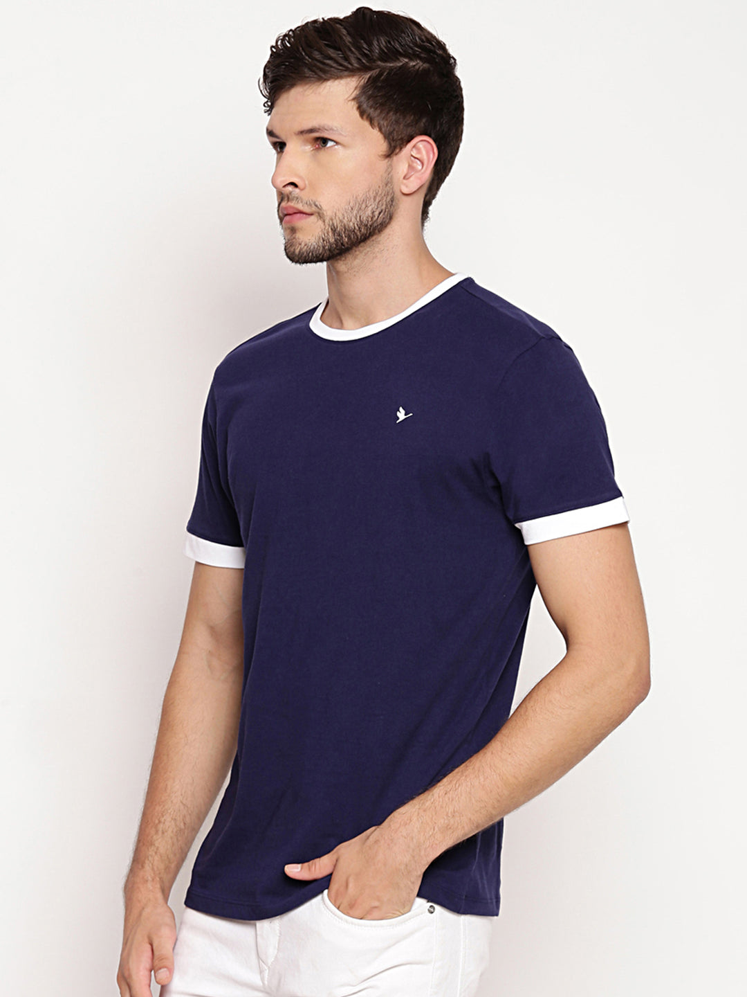 MENS PREMIUM COTTON HALF SLEEVE CREW NECK T-SHIRTS