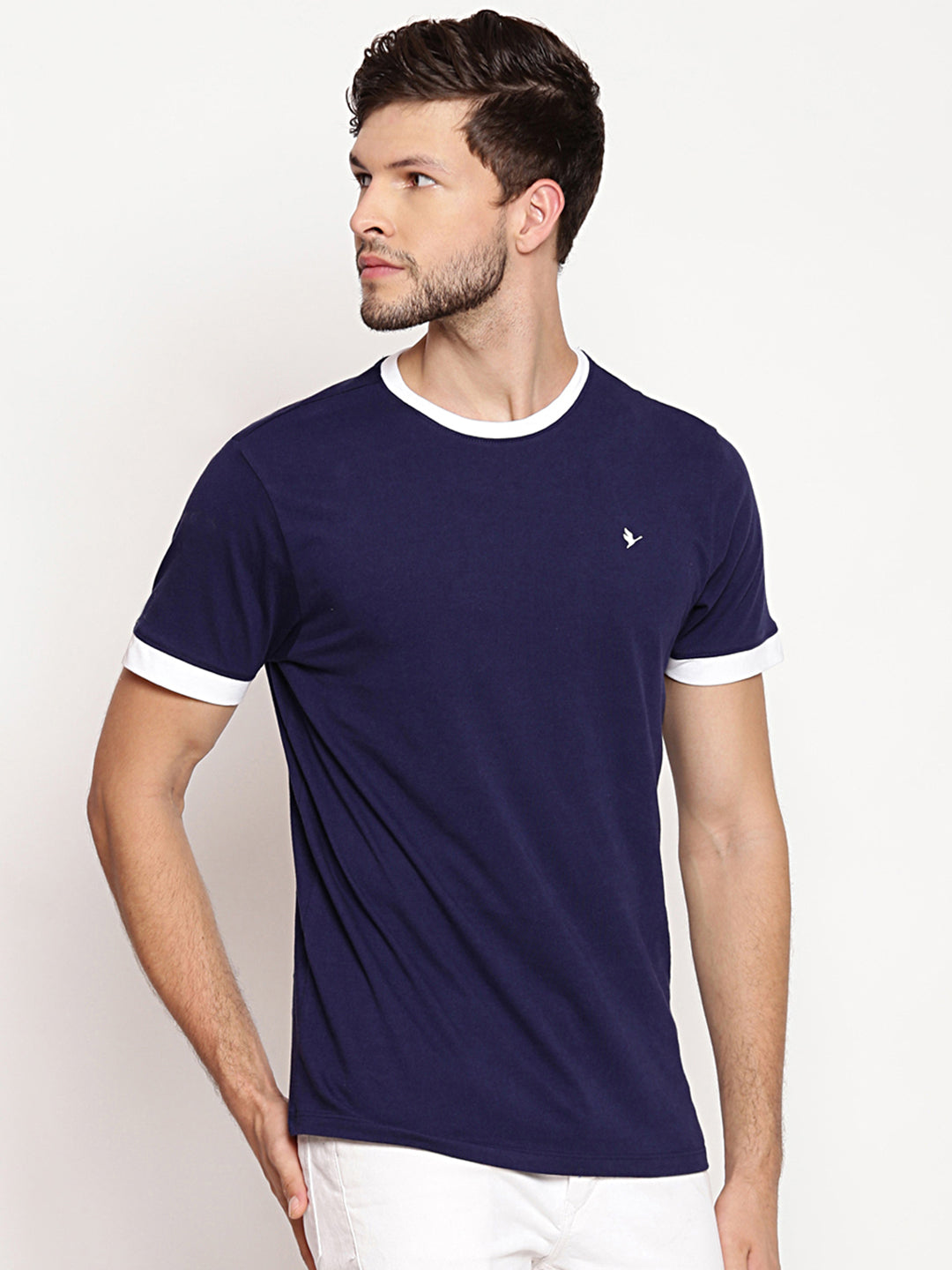 MENS PREMIUM COTTON HALF SLEEVE CREW NECK T-SHIRTS