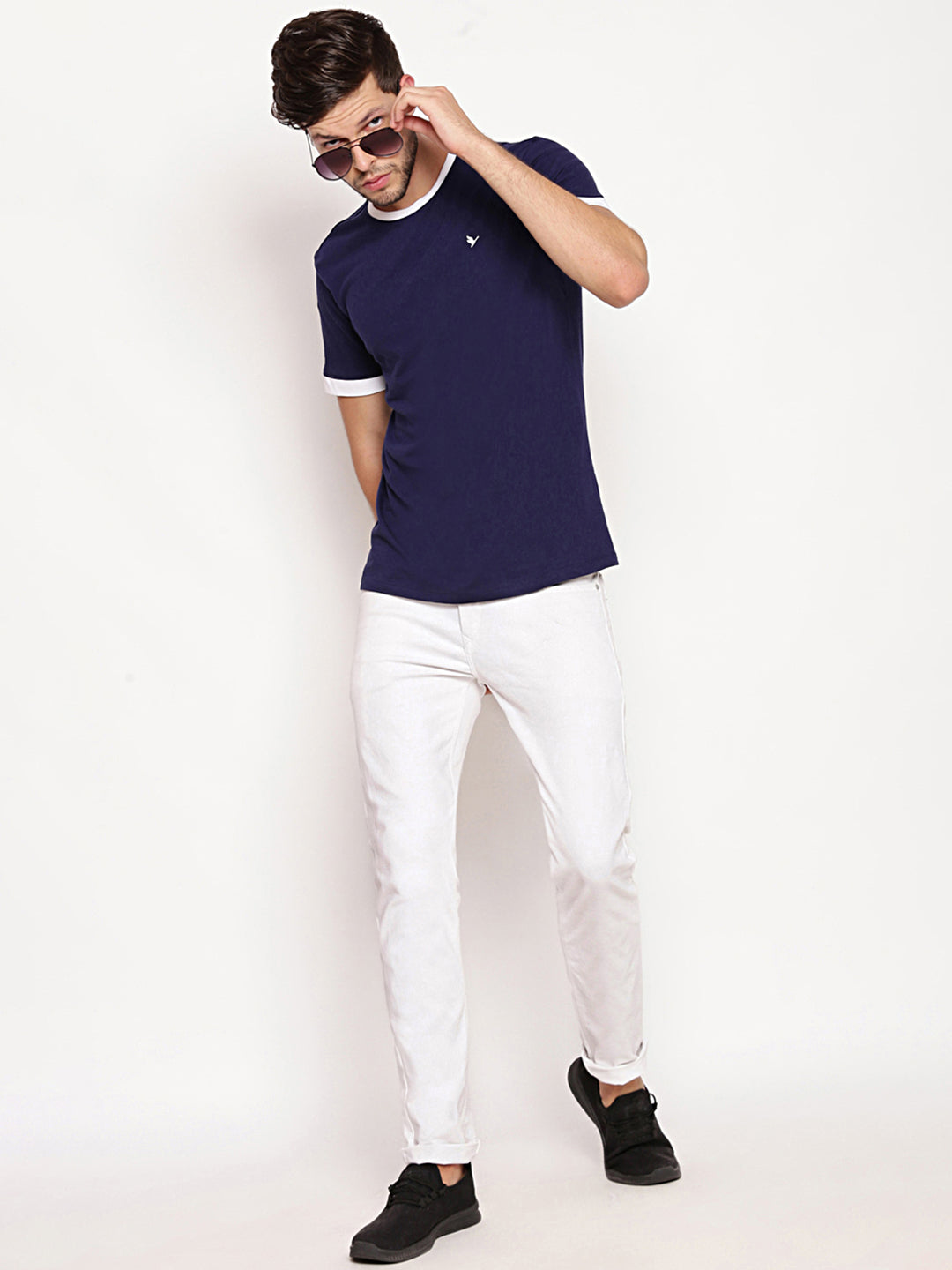 MENS PREMIUM COTTON HALF SLEEVE CREW NECK T-SHIRTS