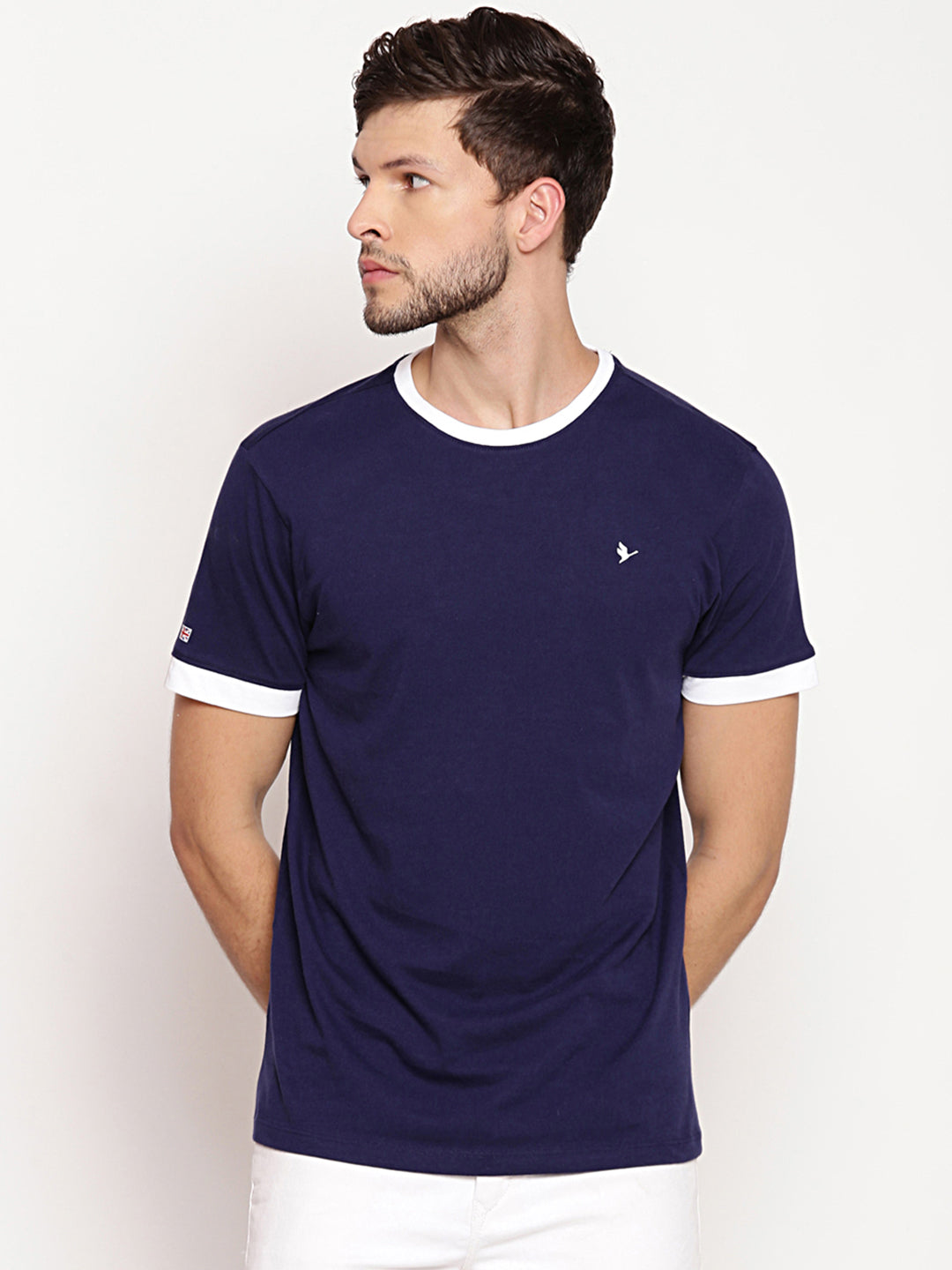 MENS PREMIUM COTTON HALF SLEEVE CREW NECK T-SHIRTS