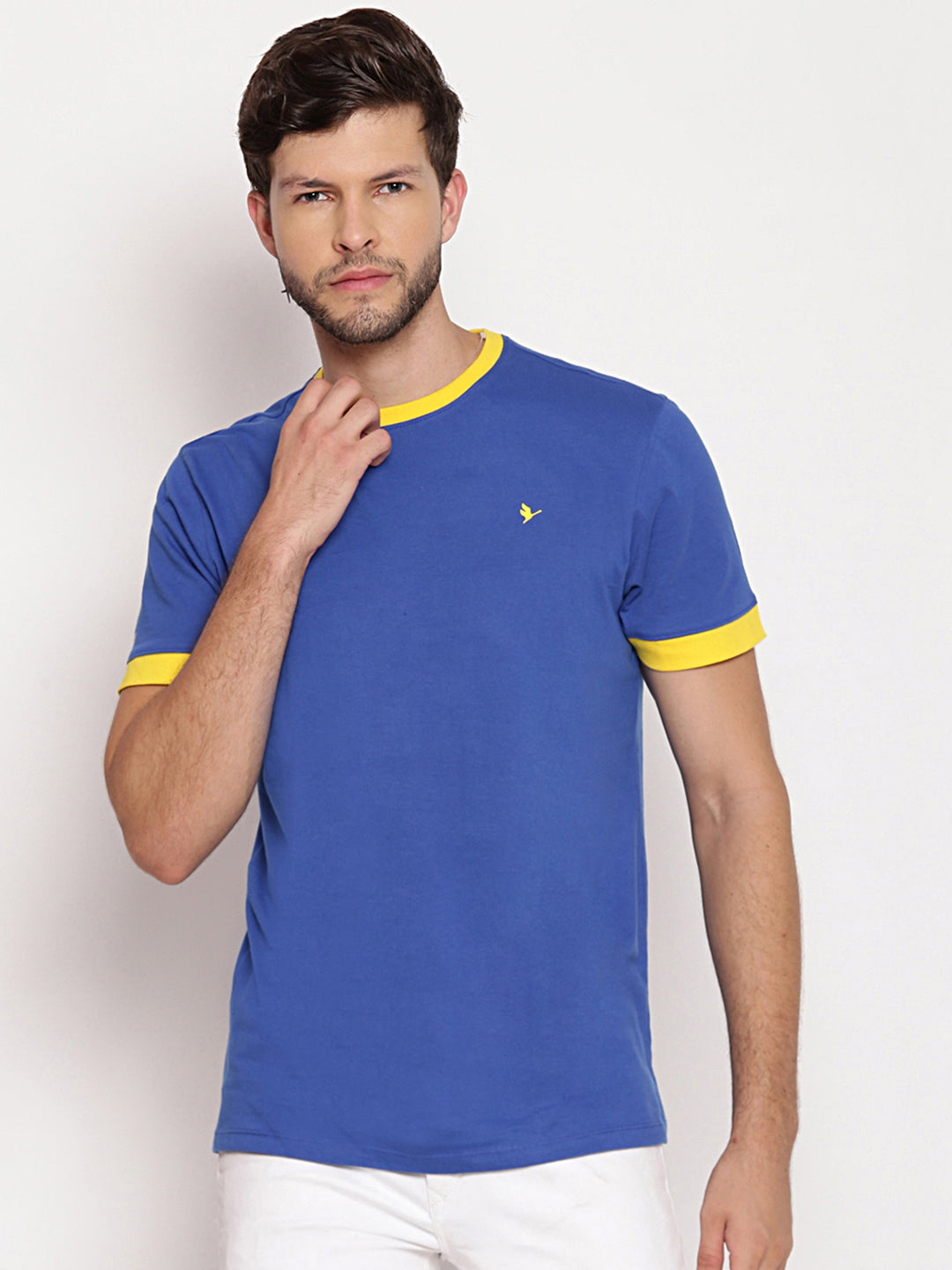 MENS PREMIUM COTTON HALF SLEEVE CREW NECK T-SHIRTS