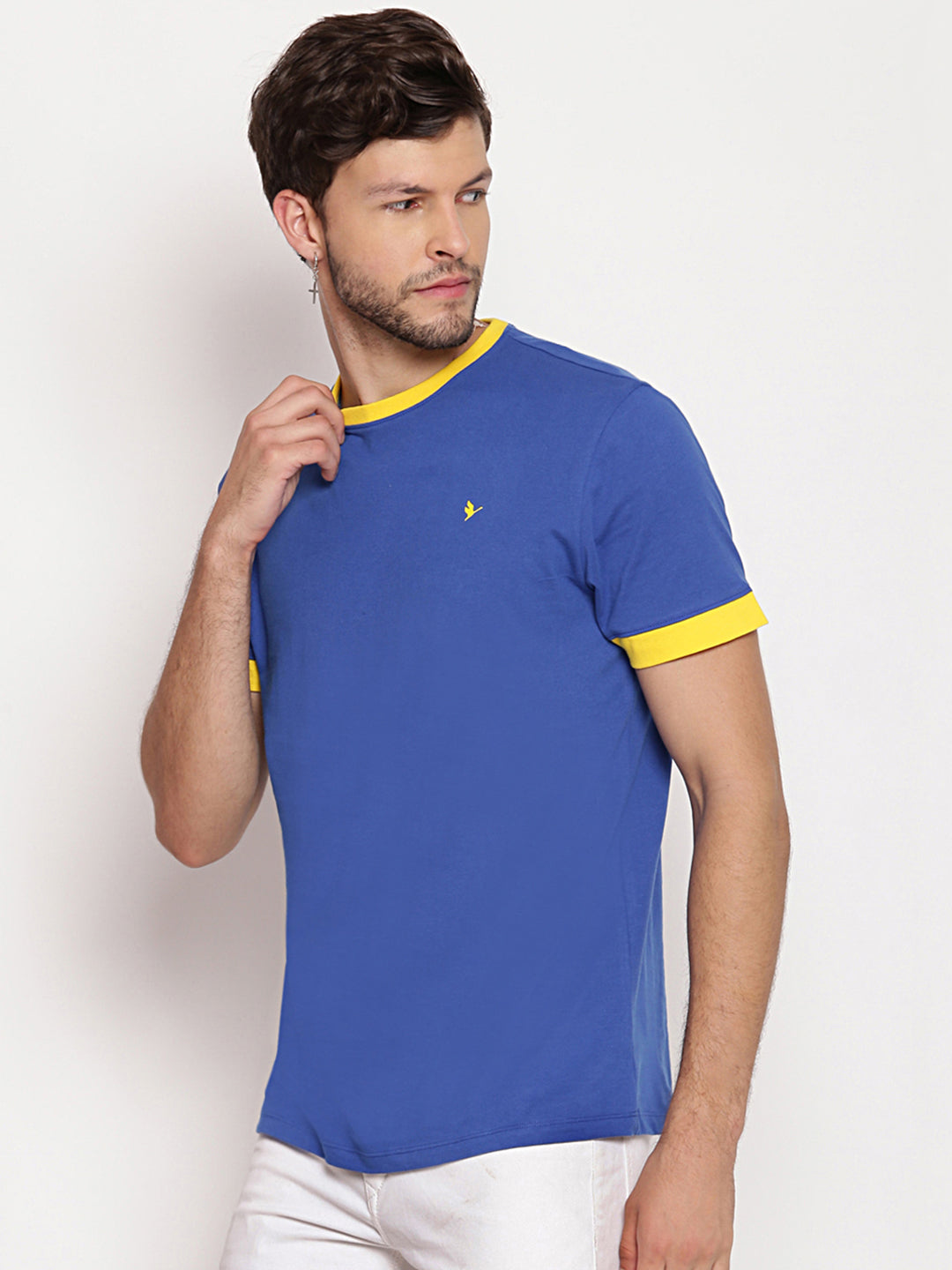 MENS PREMIUM COTTON HALF SLEEVE CREW NECK T-SHIRTS