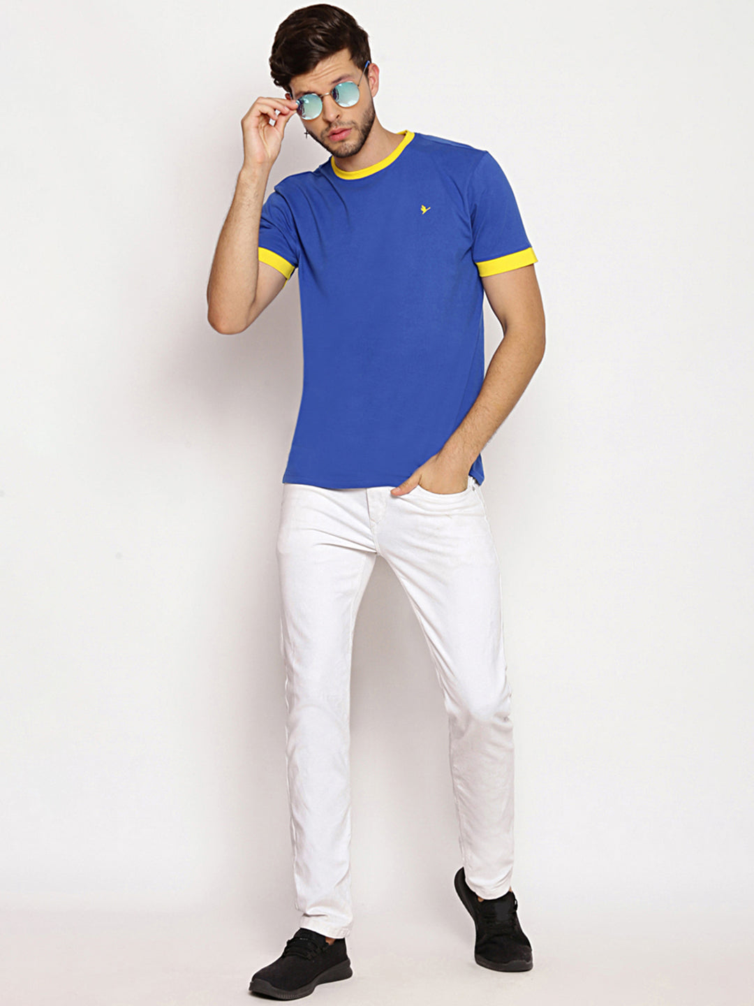 MENS PREMIUM COTTON HALF SLEEVE CREW NECK T-SHIRTS