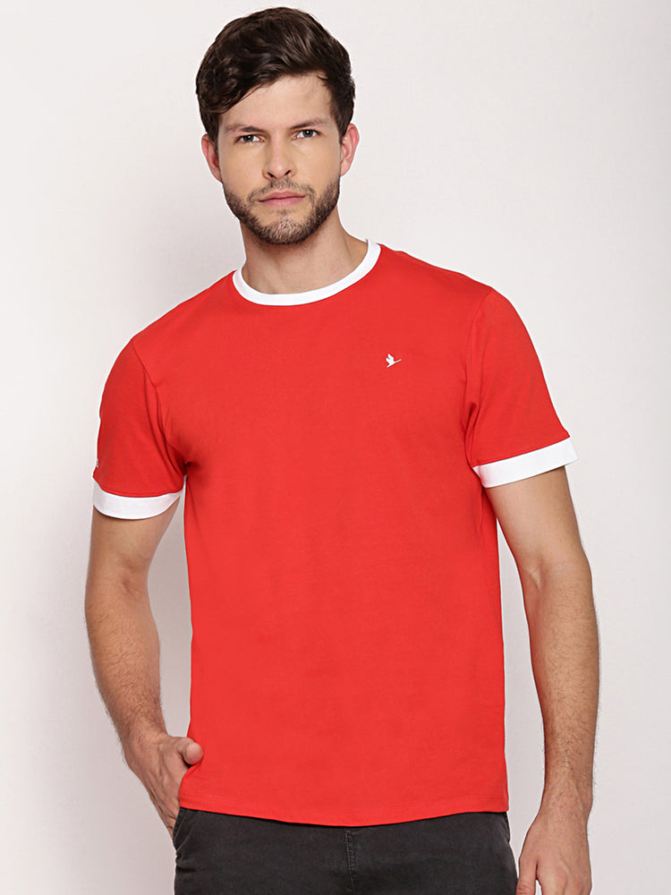 MENS PREMIUM COTTON HALF SLEEVE CREW NECK T-SHIRTS