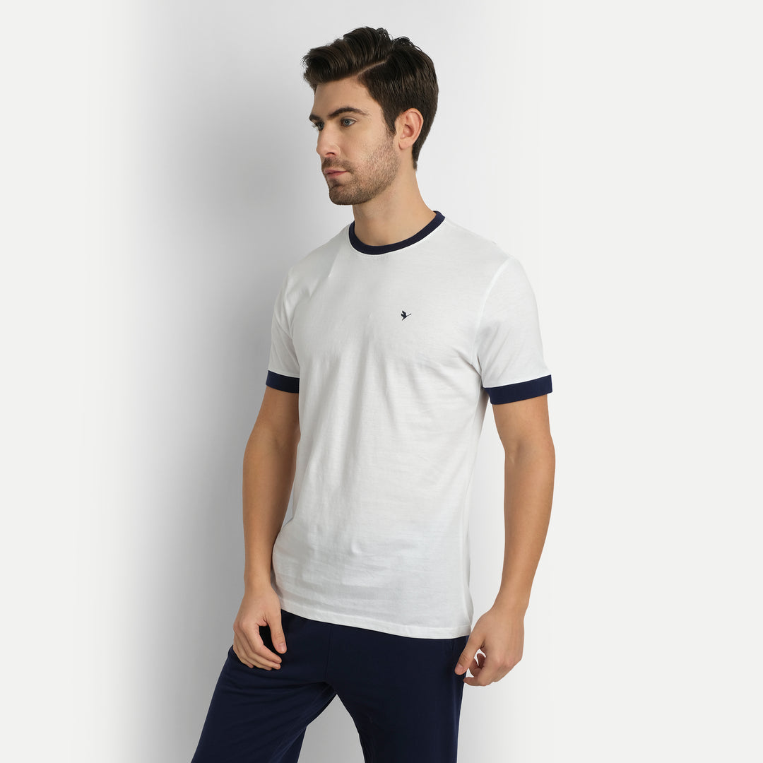 MENS PREMIUM COTTON HALF SLEEVE CREW NECK T-SHIRTS