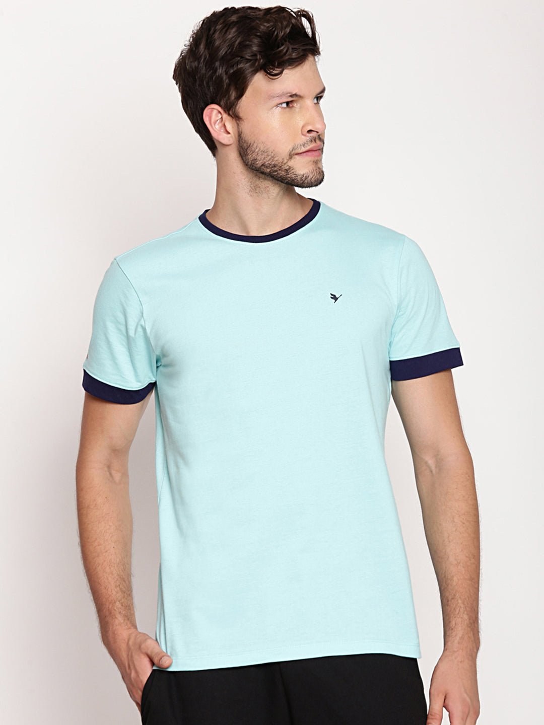 MENS PREMIUM COTTON HALF SLEEVE CREW NECK T-SHIRTS