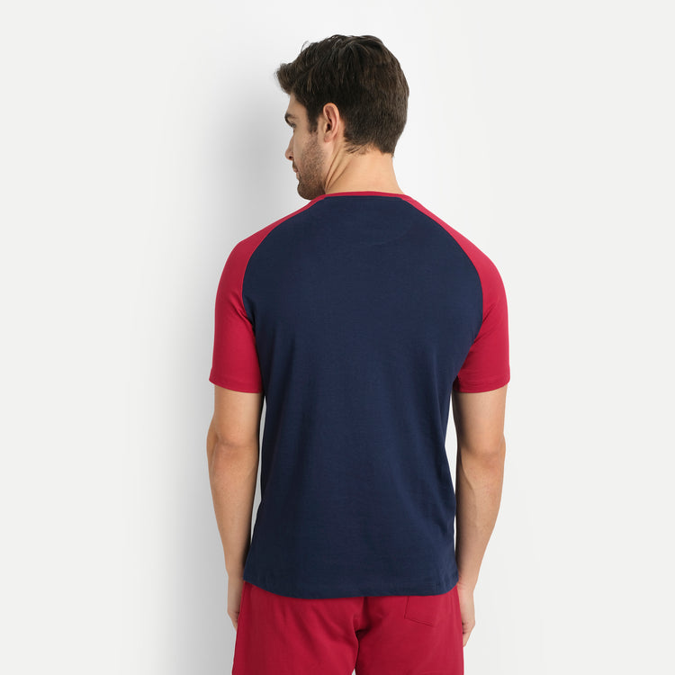 MENS PREMIUM COTTON REGLAN HALF SLEEVE CREW NECK T-SHIRTS