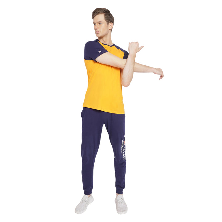 MENS PREMIUM COTTON RAGLAN HALF SLEEVE CREW NECK T-SHIRTS