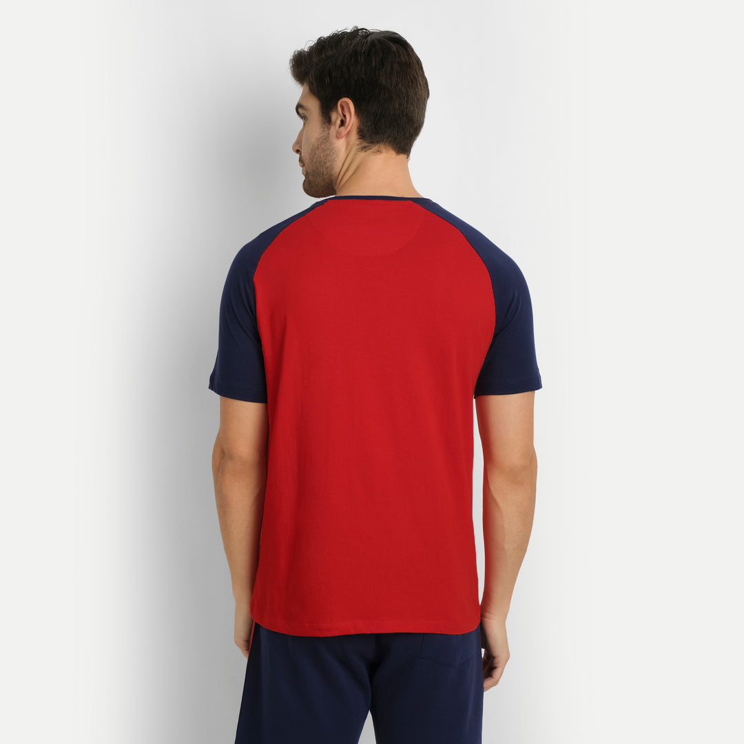 MENS PREMIUM COTTON REGLAN HALF SLEEVE CREW NECK T-SHIRTS