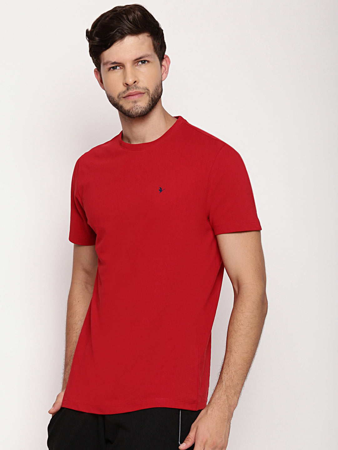 Mens Premium Cotton Half Sleeve Crew Neck T-Shirts