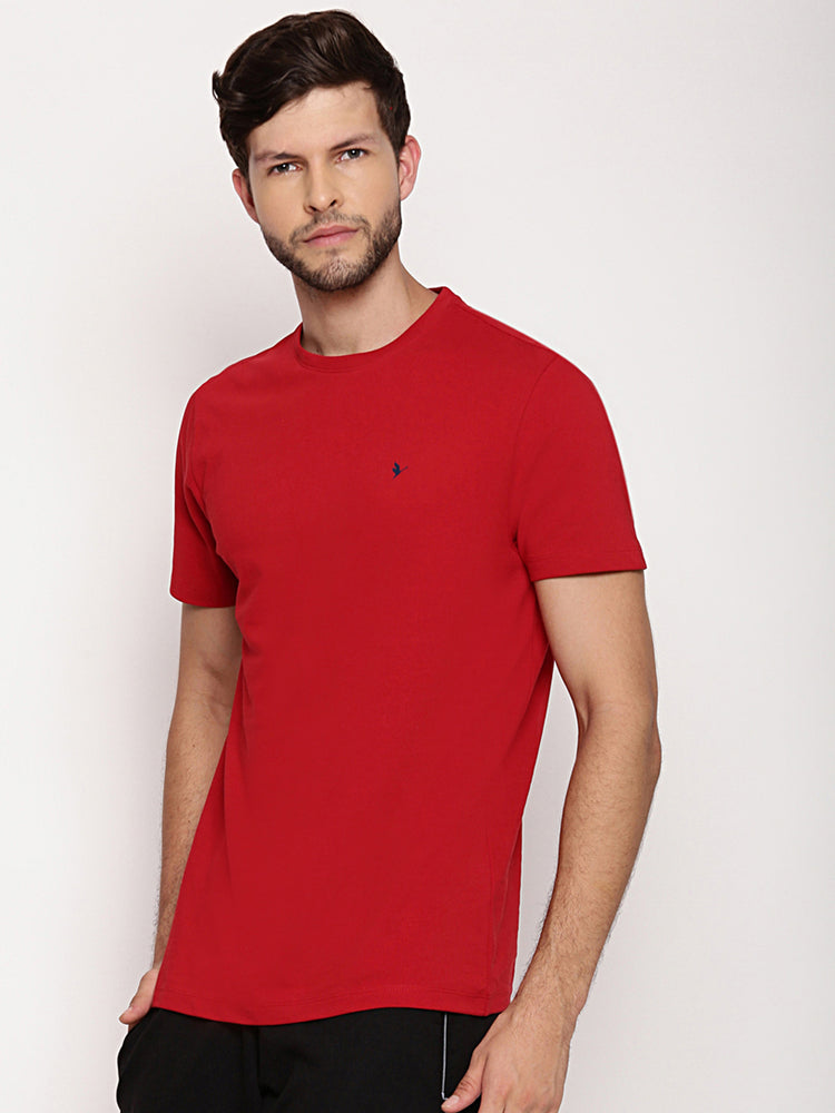 Mens Premium Cotton Half Sleeve Crew Neck T-Shirts