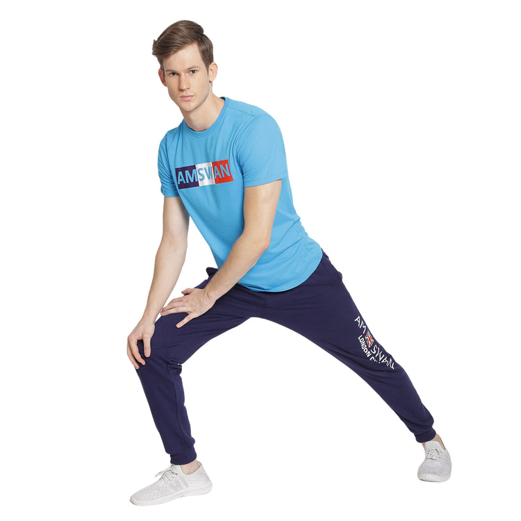 Mens Premium Cotton Printed Half Sleeve Crew Neck T-Shirts