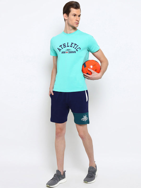 MENS PREMIUM COTTON PRINTED HALF SLEEVE CREW NECK T-SHIRTS