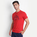 Mens Premium Cotton Printed Half Sleeve Crew Neck T-Shirts