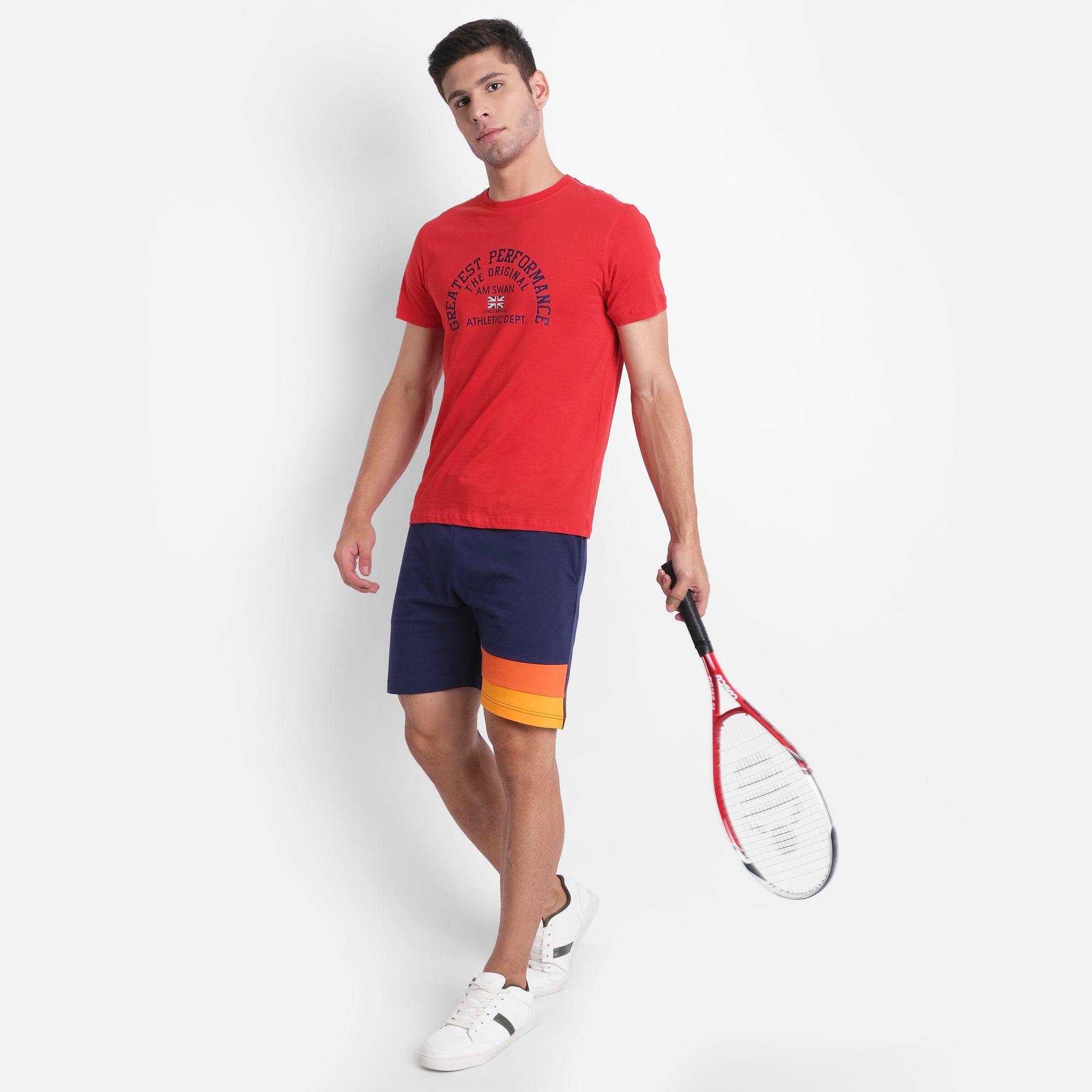 Mens Premium Cotton Printed Half Sleeve Crew Neck T-Shirts