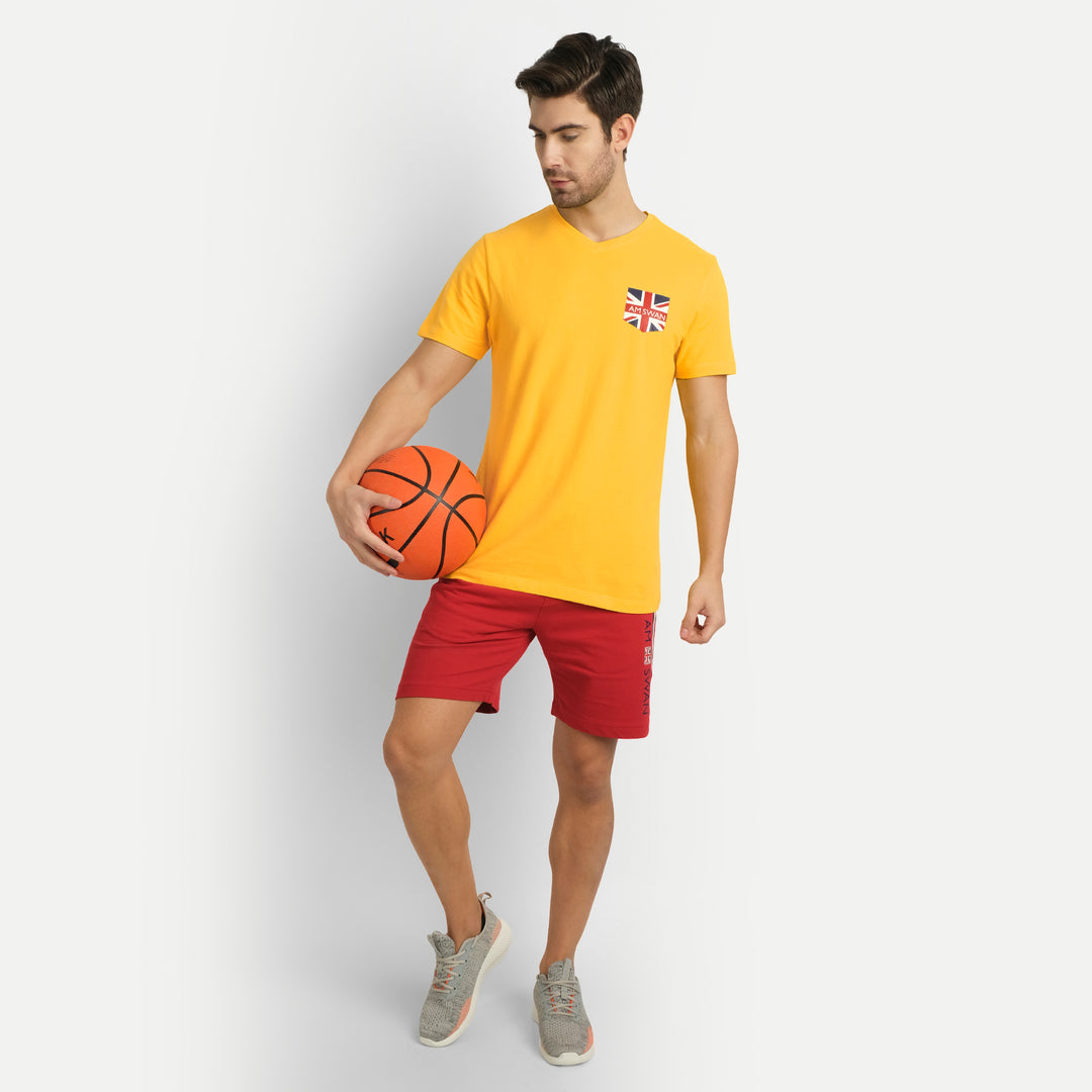 MENS PREMIUM COTTON PRINTED HALF SLEEVE CREW NECK T-SHIRTS