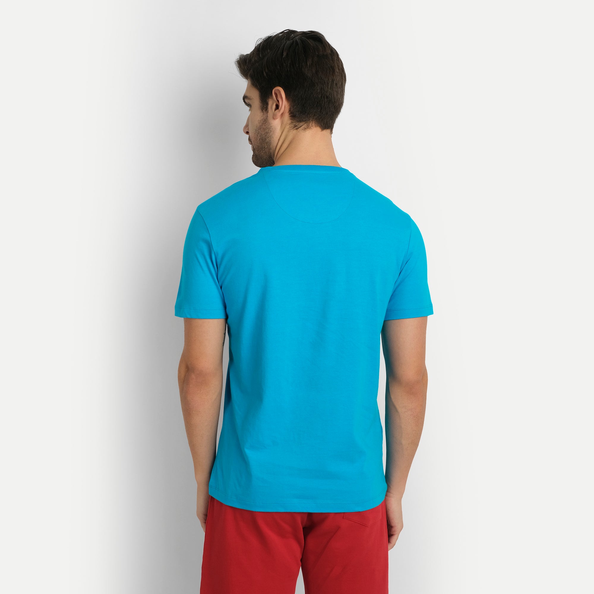 Mens Premium Cotton Printed Half Sleeve Crew Neck T-Shirts