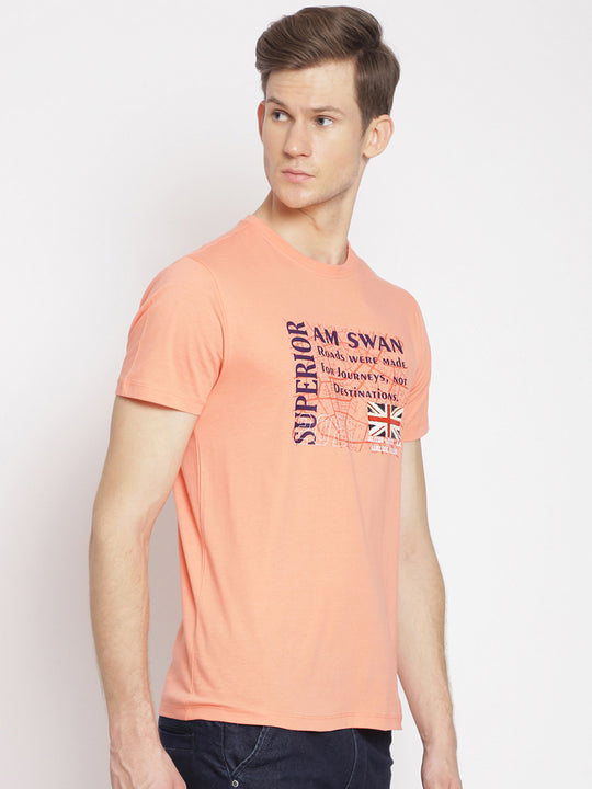 MENS PREMIUM COTTON PRINTED HALF SLEEVE CREW NECK T-SHIRTS