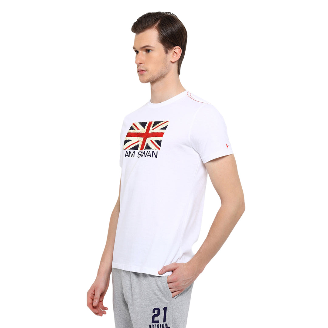 MENS PREMIUM COTTON PRINTED HALF SLEEVE CREW NECK T-SHIRTS