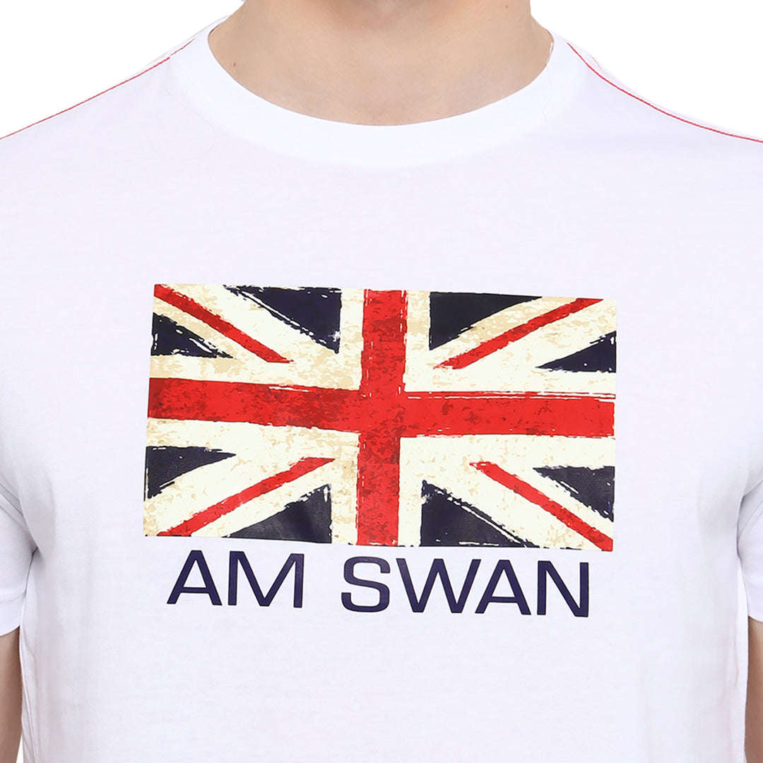 MENS PREMIUM COTTON PRINTED HALF SLEEVE CREW NECK T-SHIRTS