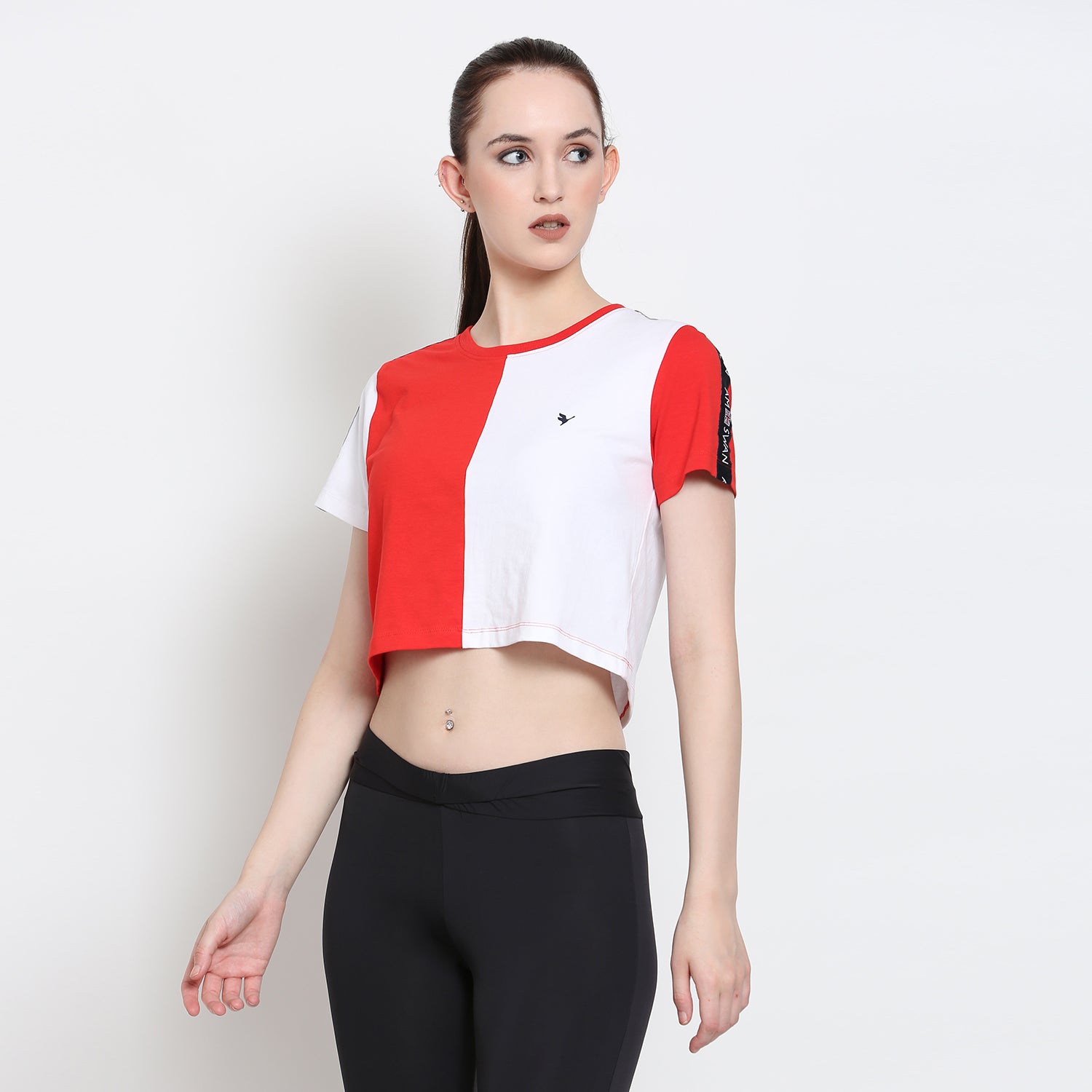 Women'S Premium Cotton Lycra Smart Fit Half Sleeve T-Shirts