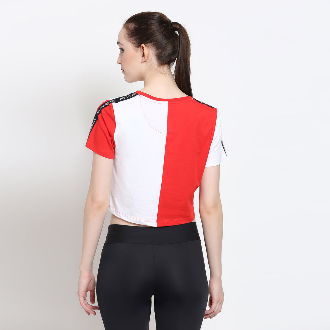 Women'S Premium Cotton Lycra Smart Fit Half Sleeve T-Shirts