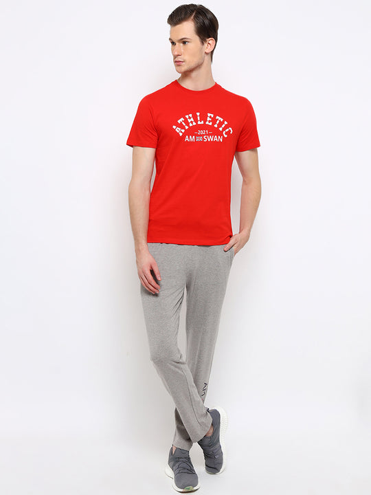 Mens Premium Cotton Printed Track Pant