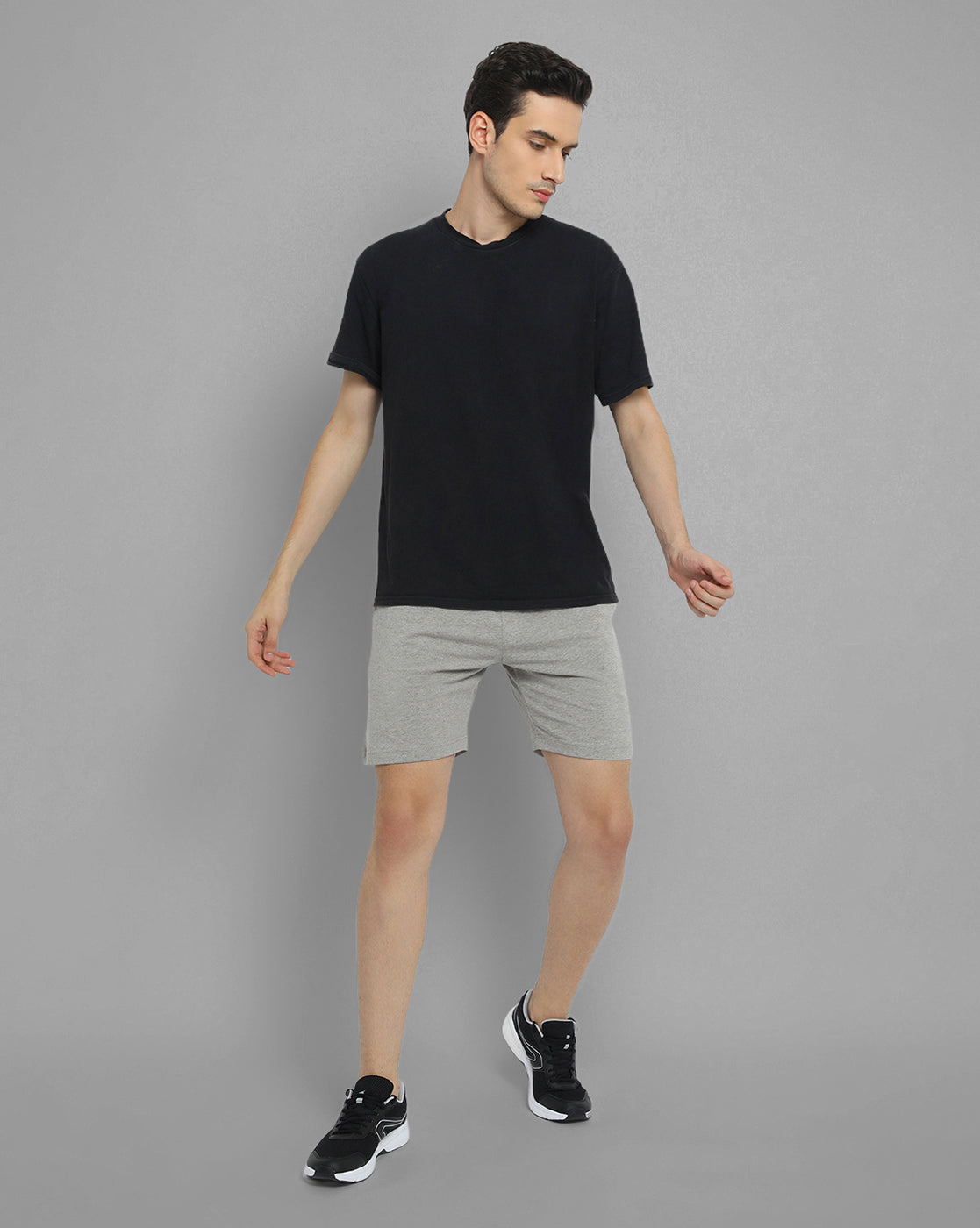 Mens Premium Cotton Solid Shorts