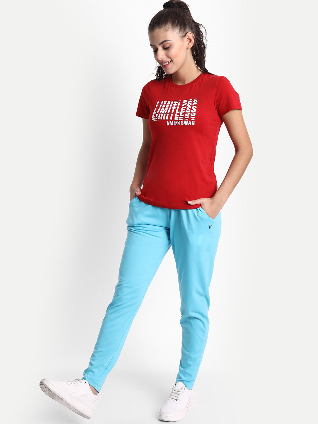Womens Premium Cotton Track Pant