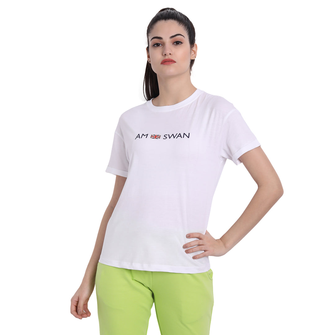 Womens Premium Cotton Printed Half Sleeve T-Shirts