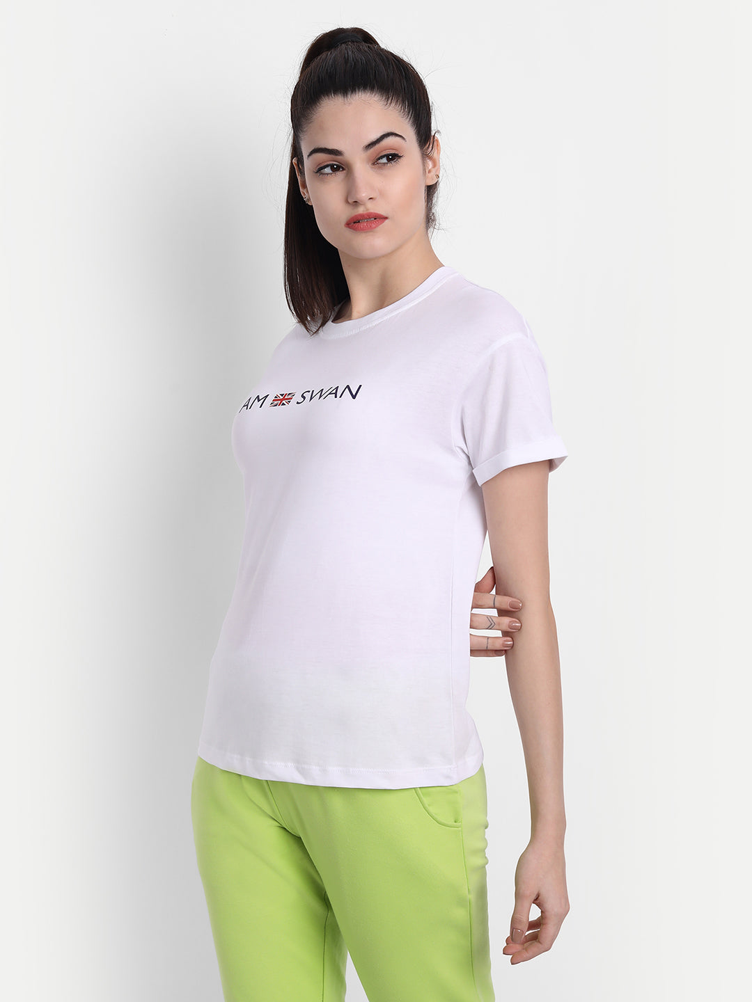 Womens Premium Cotton Printed Half Sleeve T-Shirts