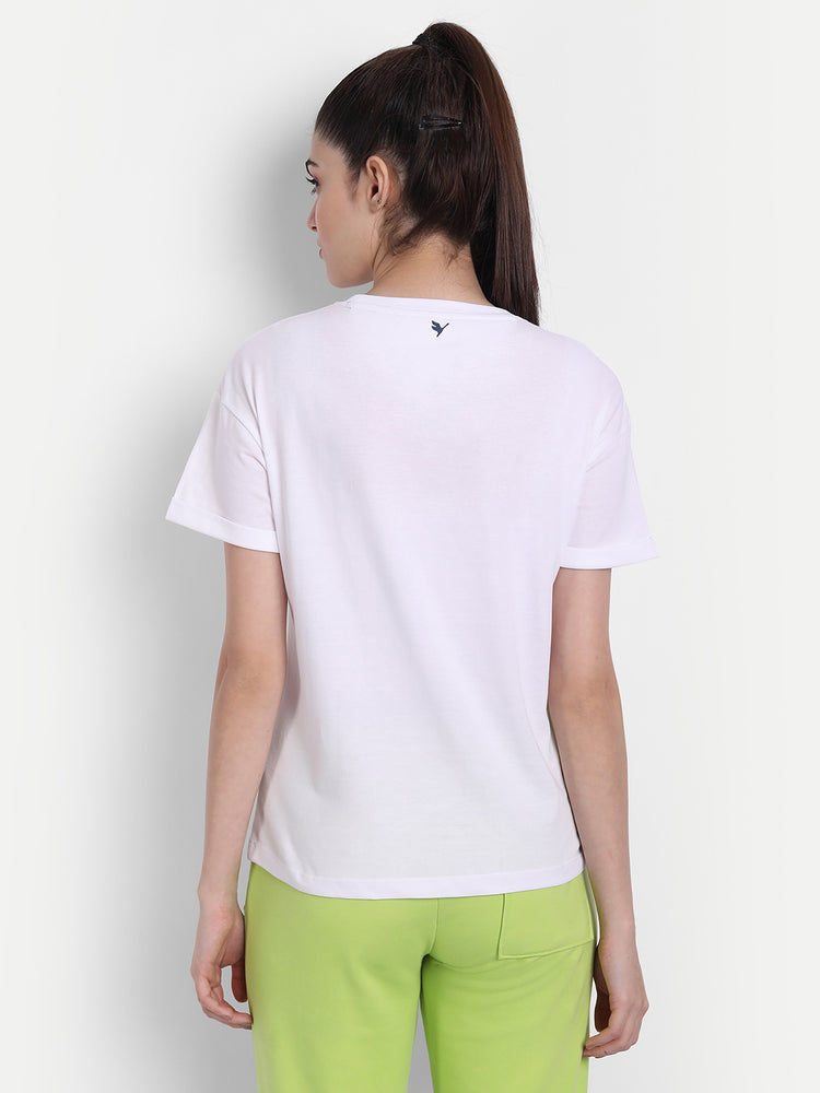 Womens Premium Cotton Printed Half Sleeve T-Shirts