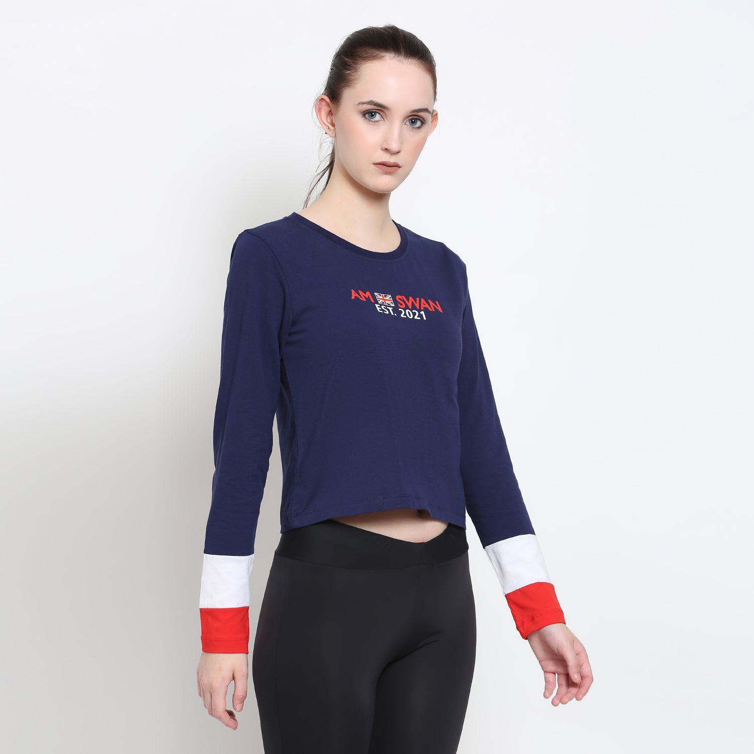 Women'S Premium Cotton Printed Full Sleeve T-Shirts