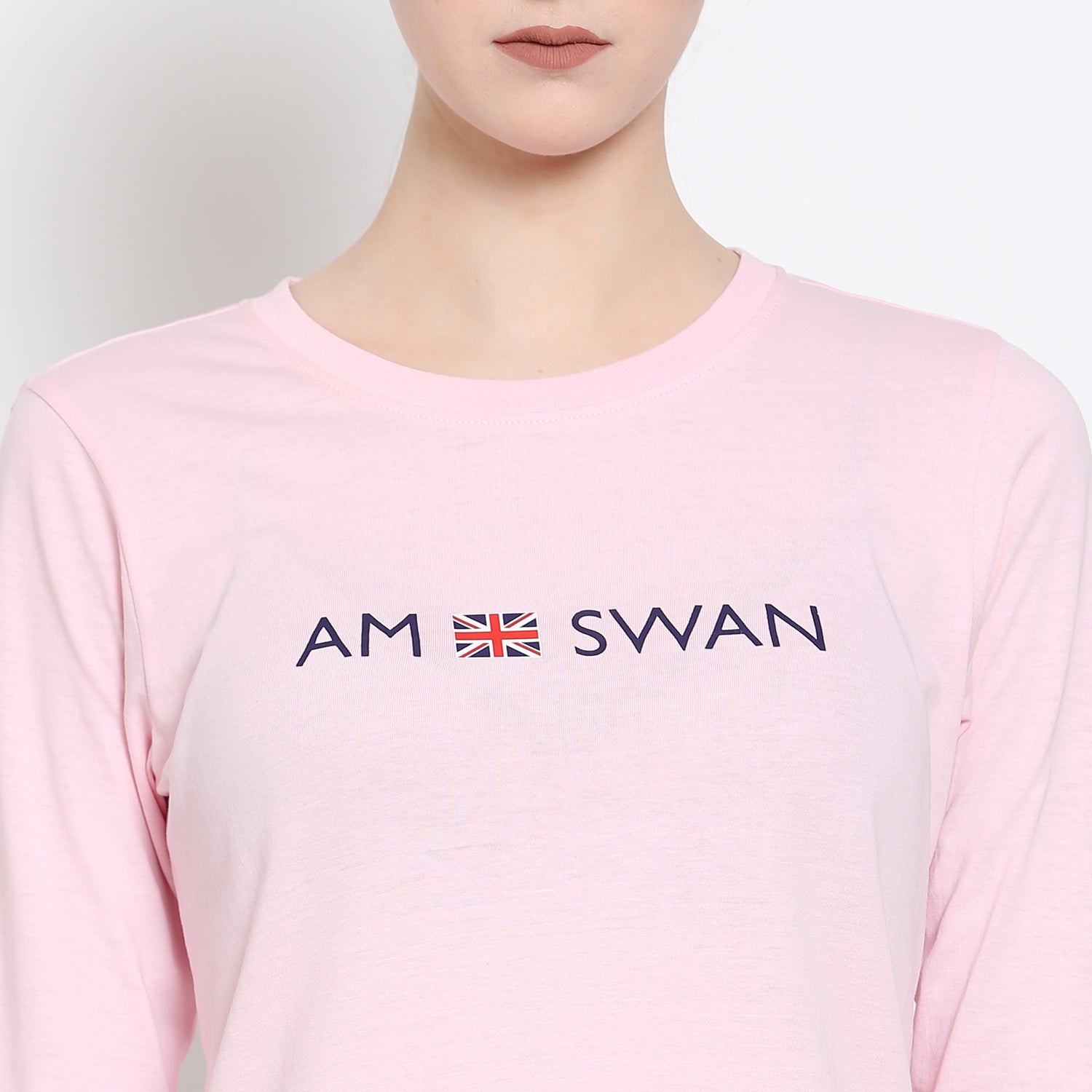 Women'S Premium Cotton Printed Full Sleeve T-Shirts