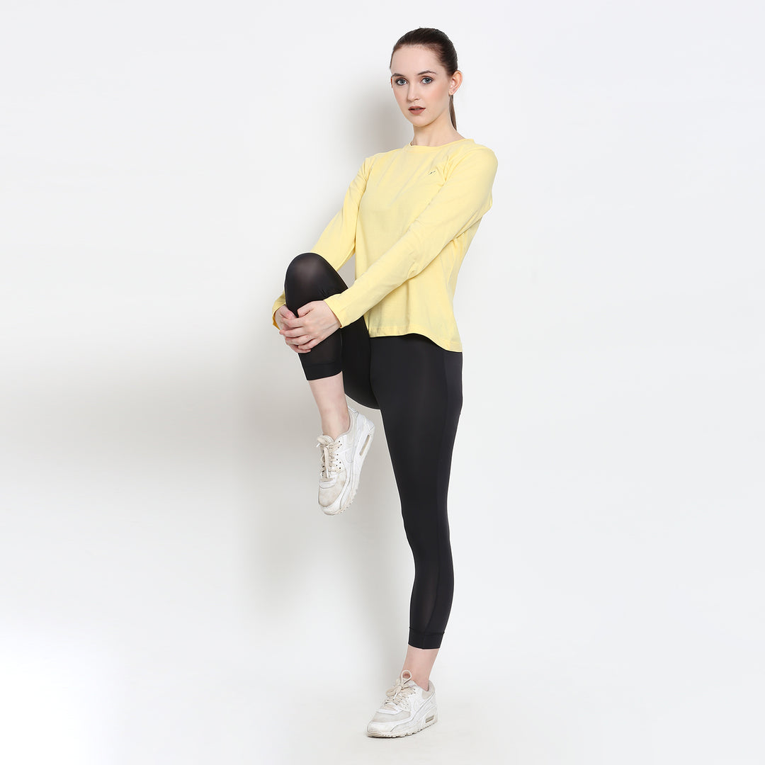 Women'S Premium Cotton Solid Full Sleeve T-Shirts