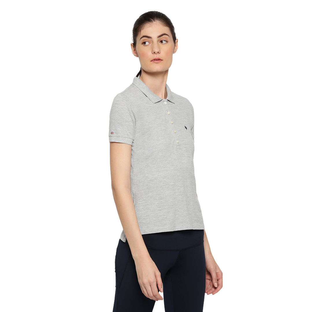 Women's Premium Cotton Solid Half Sleeve Polo T-shirts