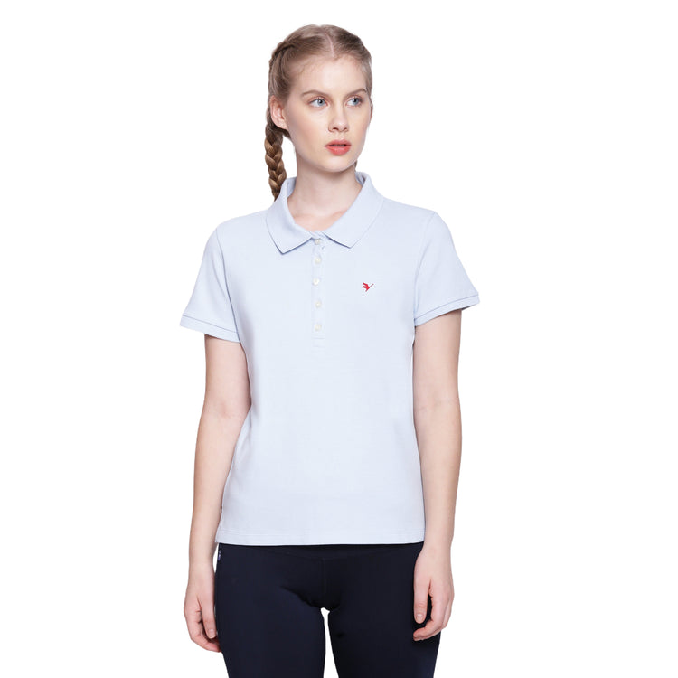 Women's Premium Cotton Solid Half Sleeve Polo T-shirts