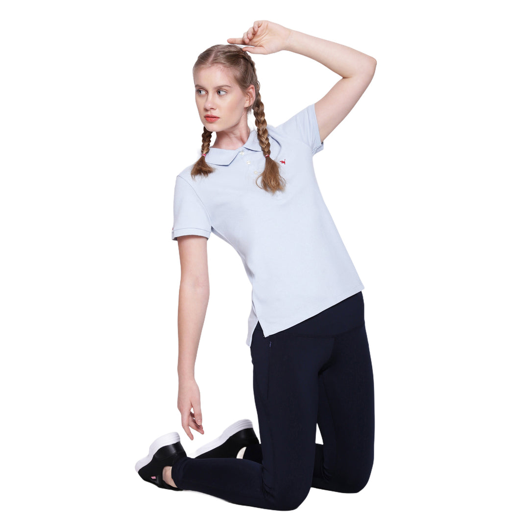 Women's Premium Cotton Solid Half Sleeve Polo T-shirts