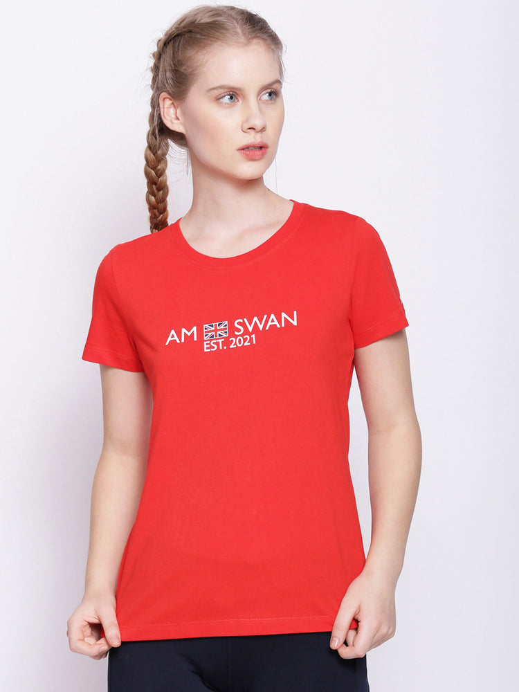 Womens Premium Cotton Printed Half Sleeve T-Shirts