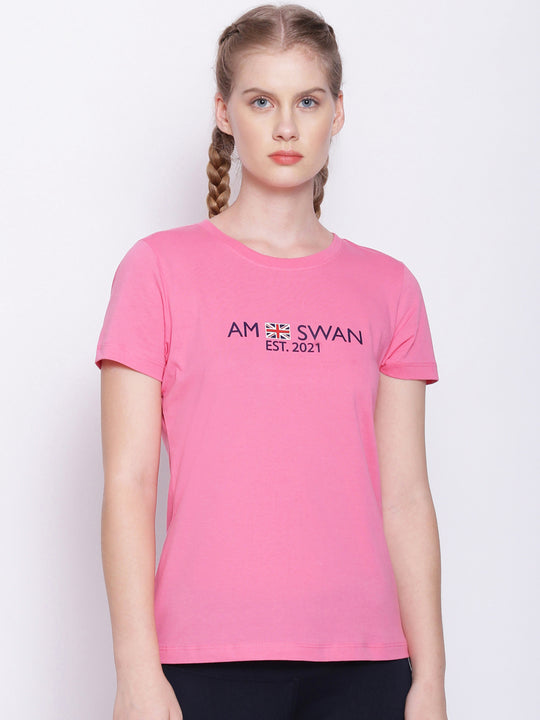 Women'S Premium Cotton Printed Half Sleeve T-Shirts