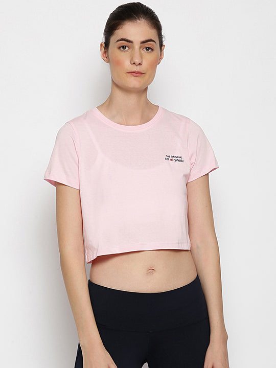 Women'S Premium Cotton Printed Half Sleeve Crop T-Shirts