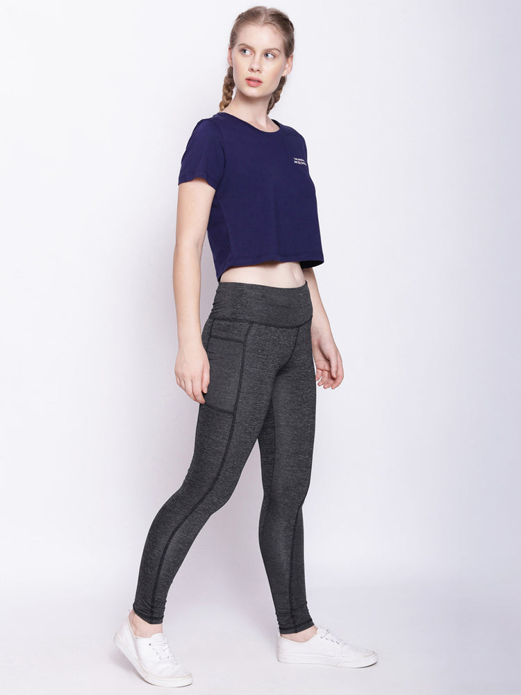 Women'S Premium Cotton Printed Half Sleeve Crop T-Shirts