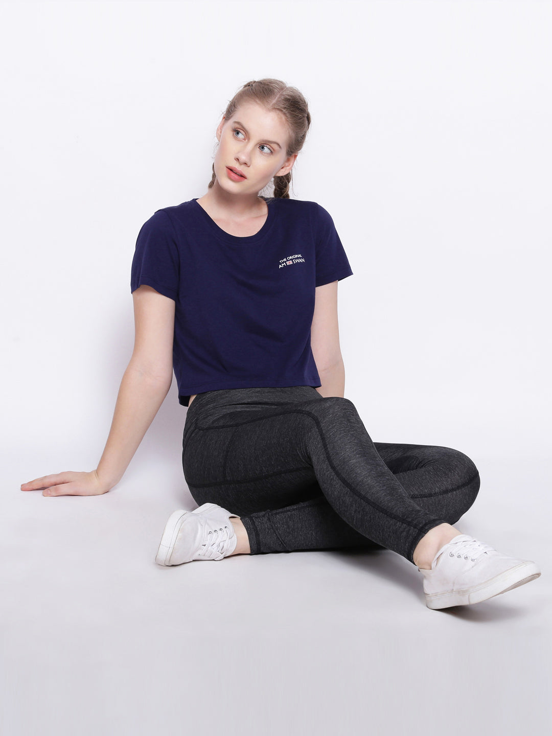 Women'S Premium Cotton Printed Half Sleeve Crop T-Shirts