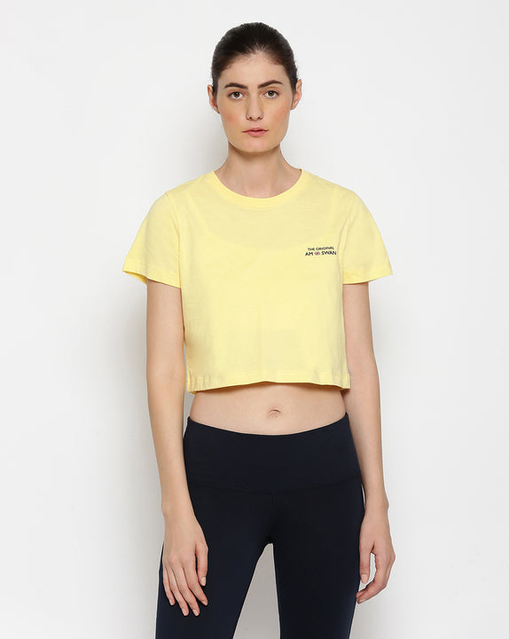 Women'S Premium Cotton Printed Half Sleeve Crop T-Shirts