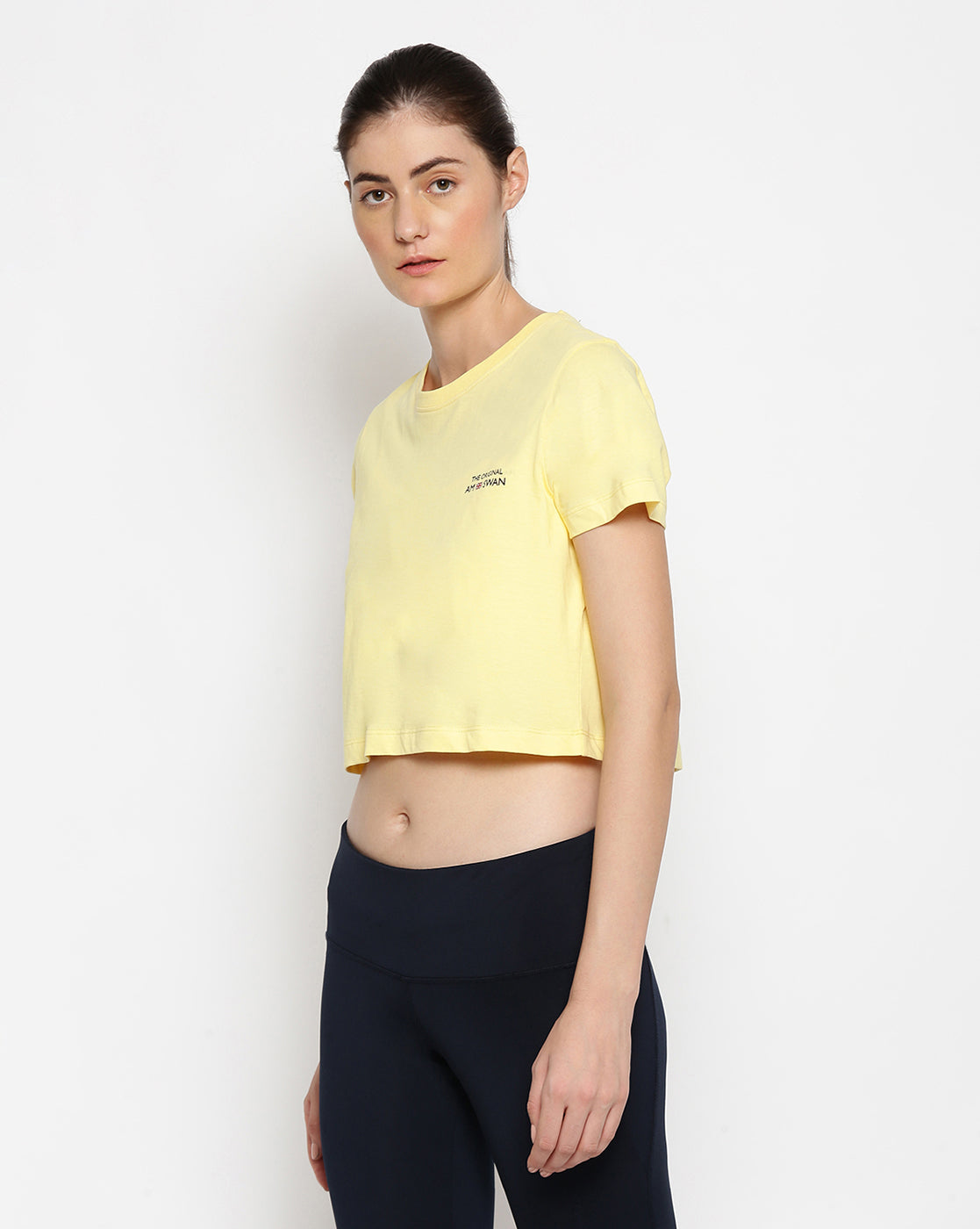 Women'S Premium Cotton Printed Half Sleeve Crop T-Shirts