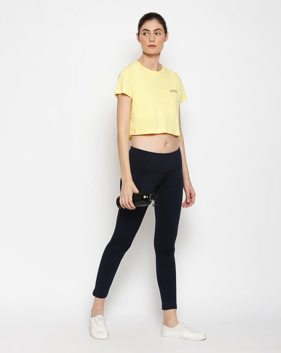 Women'S Premium Cotton Printed Half Sleeve Crop T-Shirts