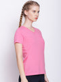 Women'S Premium Cotton Solid V- Neck Half Sleeve T-Shirts
