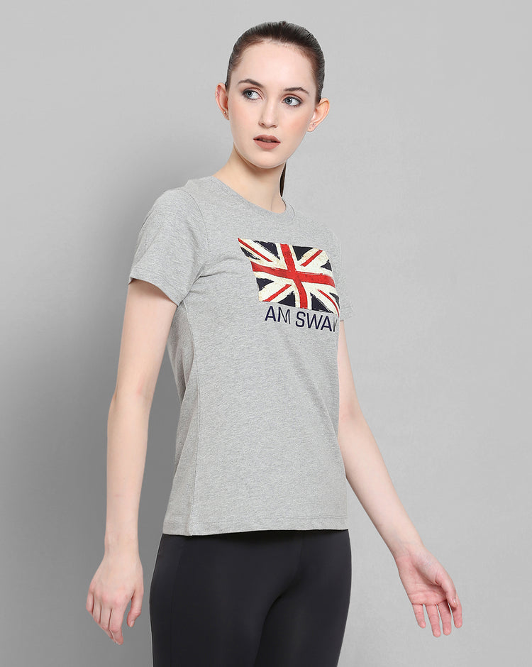 Women'S Premium Cotton Graphic Half Sleeve T-Shirts