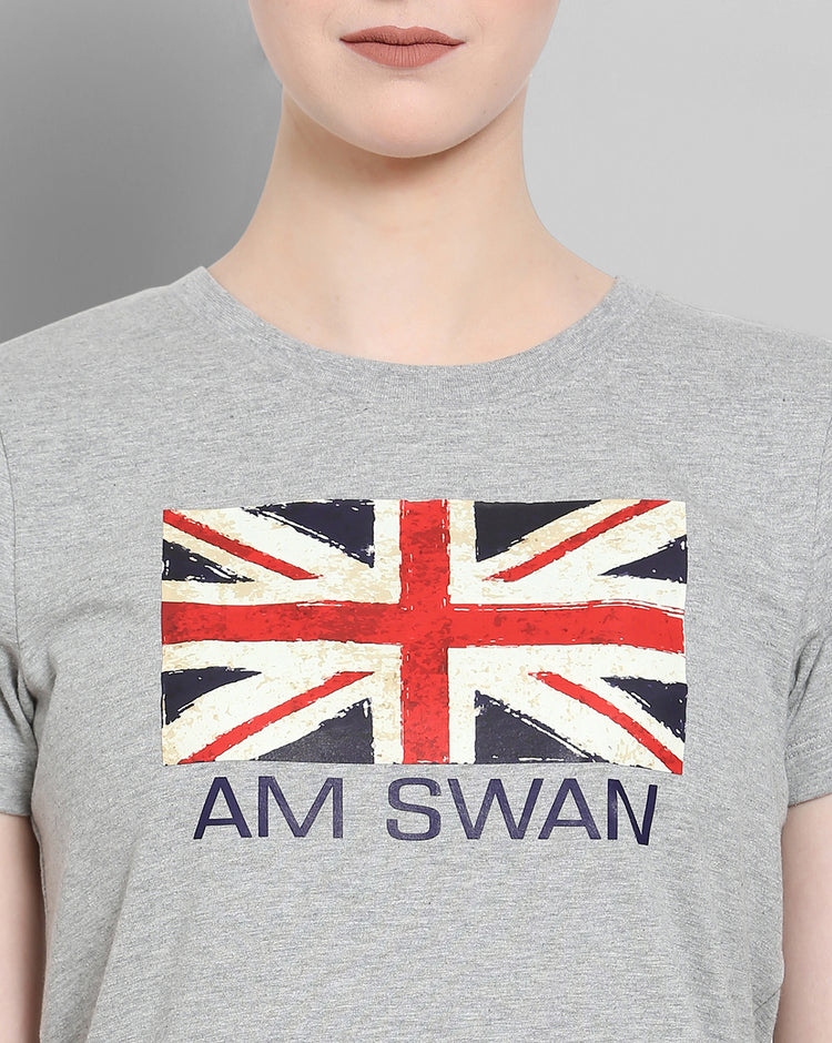 Women'S Premium Cotton Graphic Half Sleeve T-Shirts